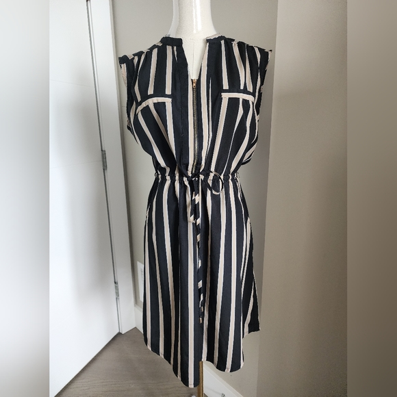 Stripped Midi Dress main image 1